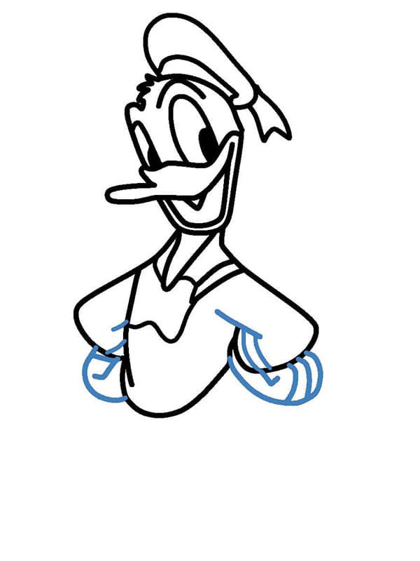 Kačer Donald krok 7