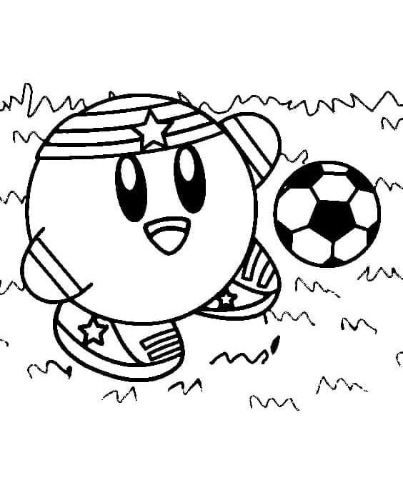 Kirby Zdarma pro Děti omalovánka