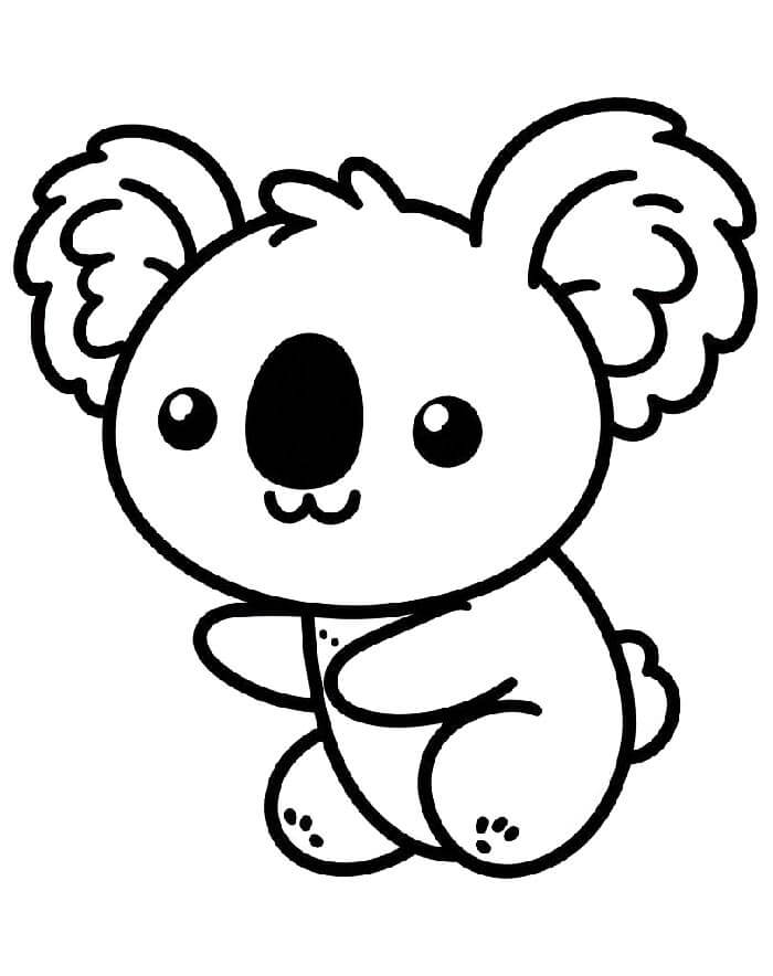 Koala Vymalovatelný pro Děti omalovánka
