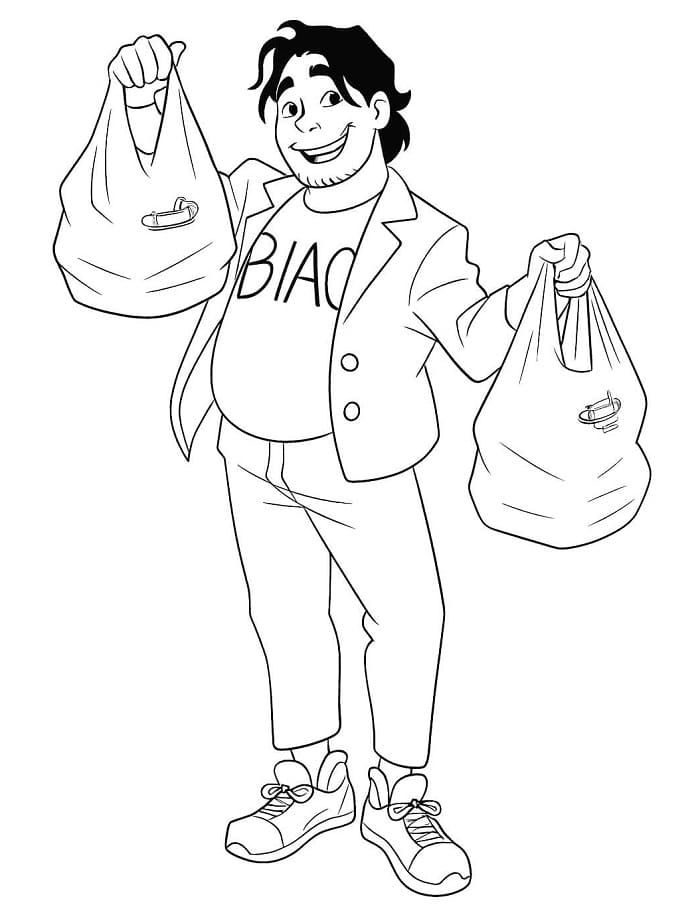 Kpop Demon Hunters Bobby omalovánka