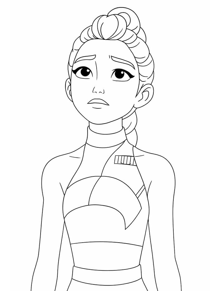 Kpop Demon Hunters Rumi omalovánka