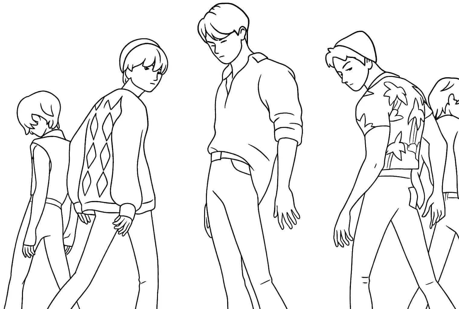 Kpop Demon Hunters Zdarama omalovánka