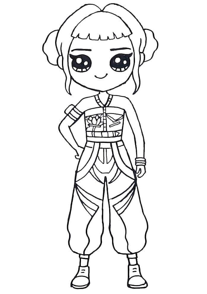 Kpop Demon Hunters Zdarma omalovánka