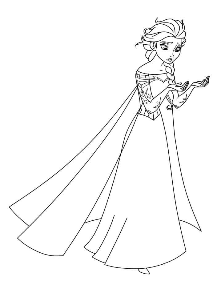 Ledové království (14) omalovánka