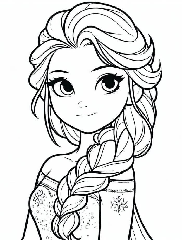 Ledové království (18) omalovánka