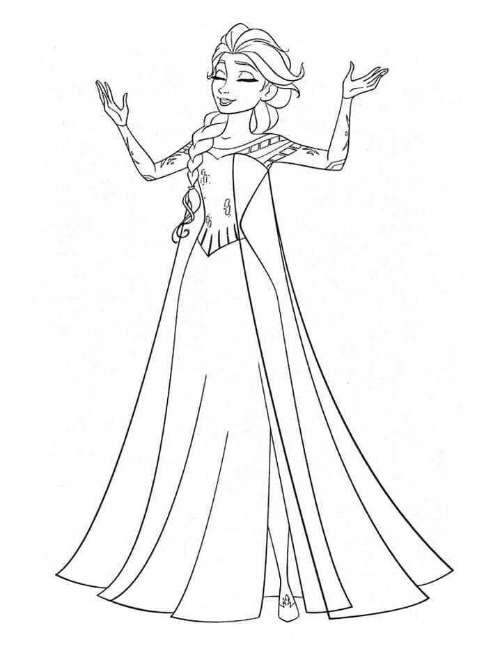 Ledové království (2) omalovánka