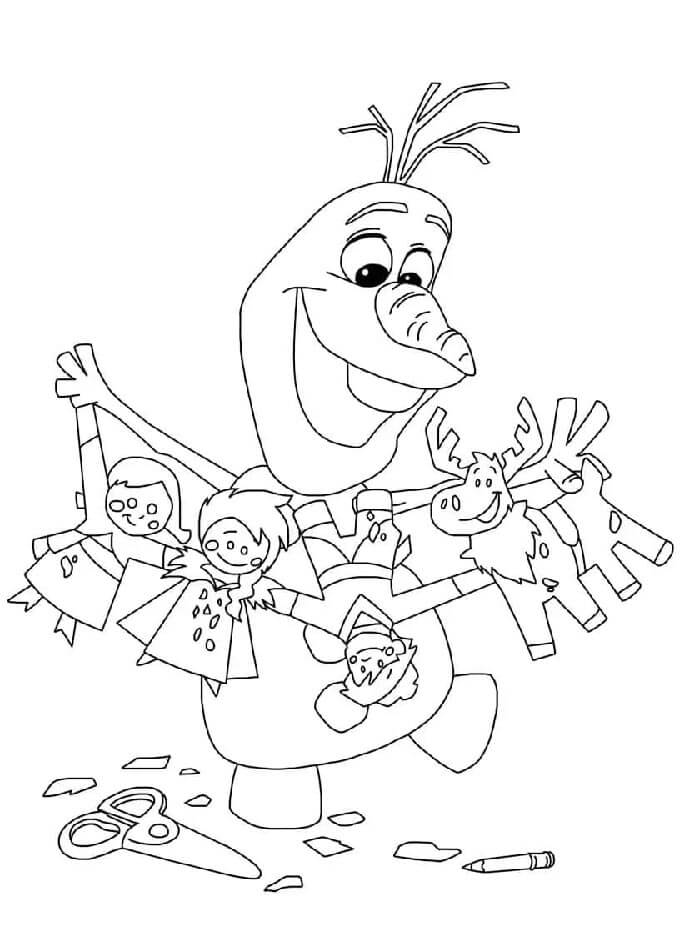 Ledové království (6) omalovánka