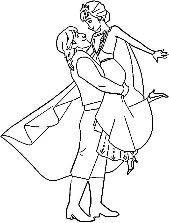 Ledové království Tisknutelný Zdarma omalovánka