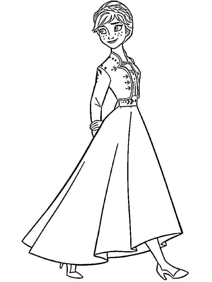 Ledové království k Vymalování omalovánka