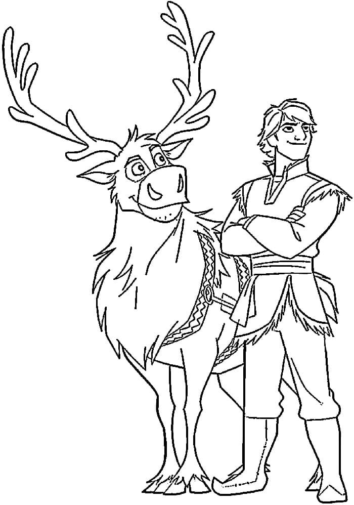 Ledové království pro 2leté Děti omalovánka