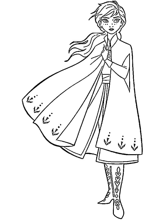 Ledové království pro 5leté Děti omalovánka