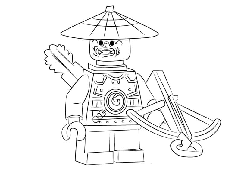 Lego Ninjago Stone Scout omalovánka