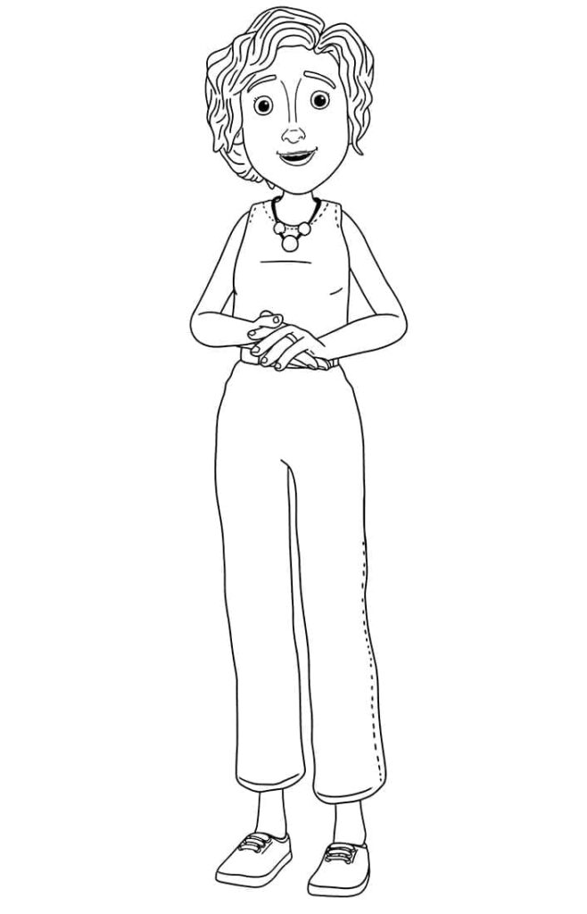 Omalovánka Mary Brown z Paddington