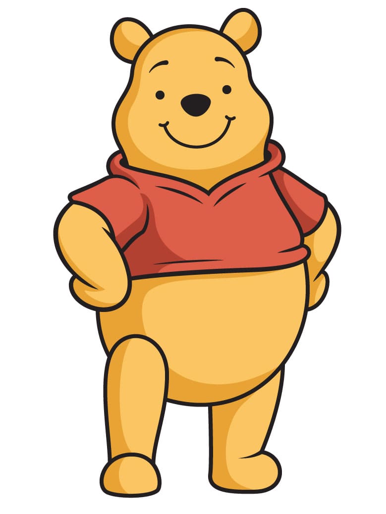 Jak Nakreslit Medvídek Pú