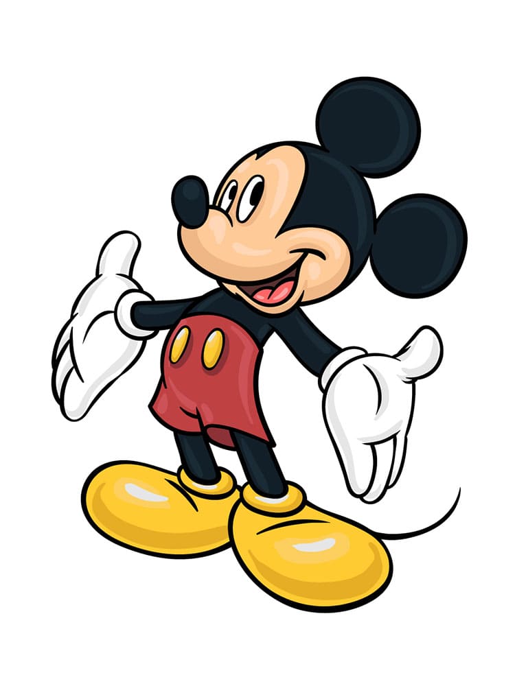 Jak Nakreslit Mickey Mouse
