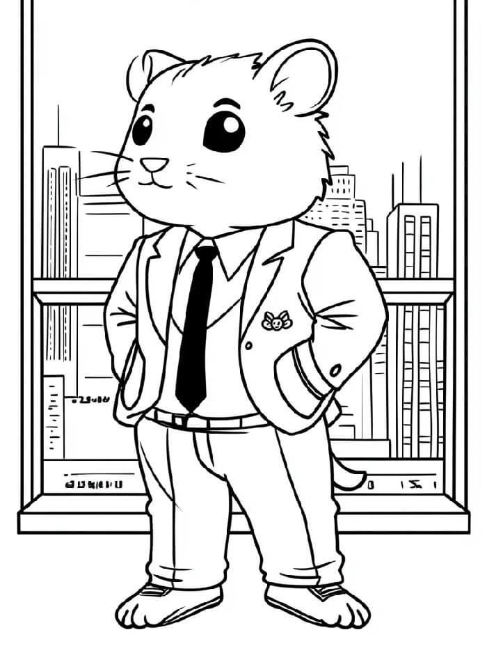 Myš pro 1leté děti omalovánka