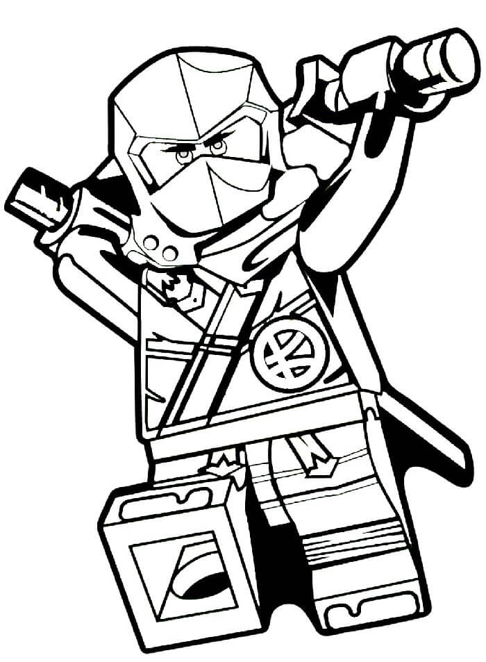 Ninjago (1) omalovánka