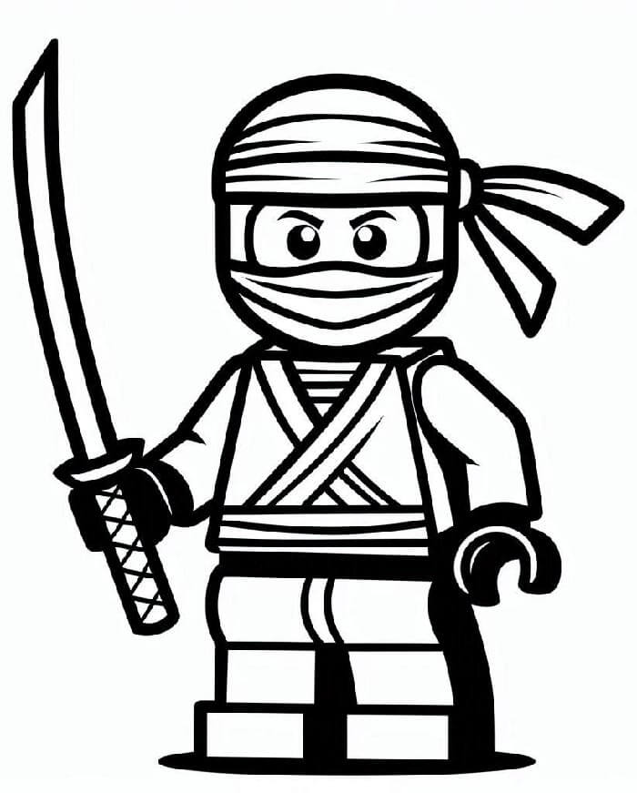 Ninjago (2) omalovánka