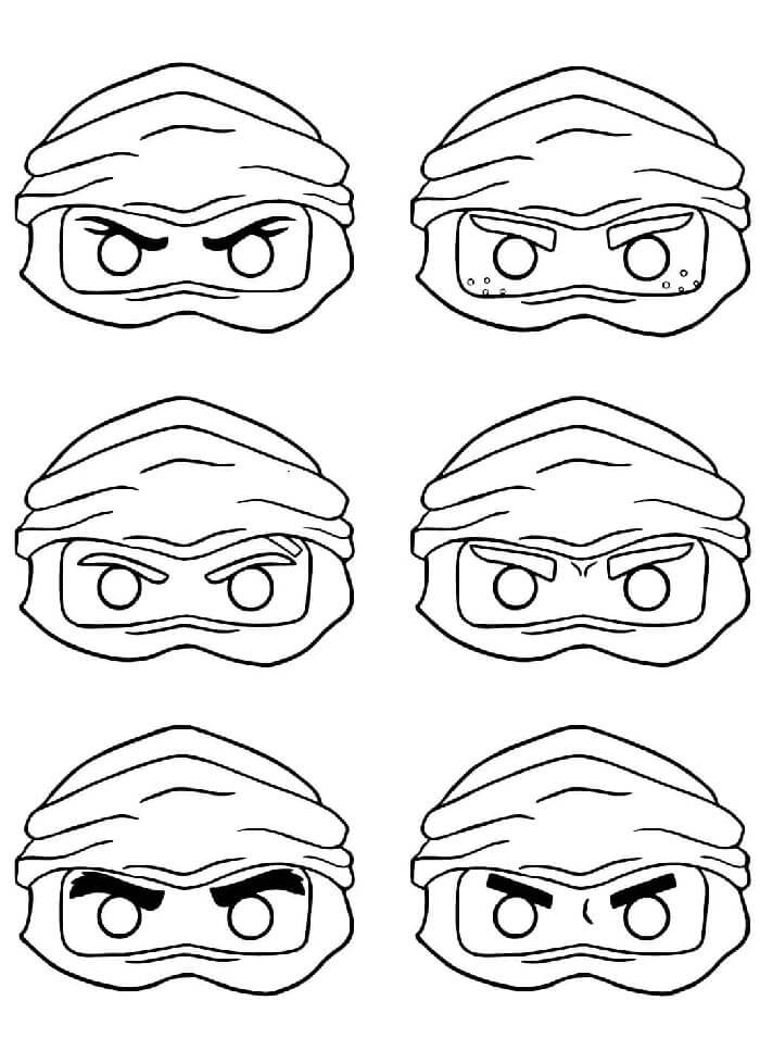 Ninjago (3) omalovánka