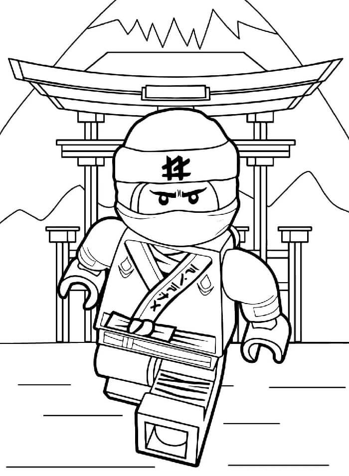 Ninjago (4) omalovánka