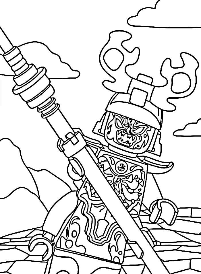 Ninjago (5) omalovánka