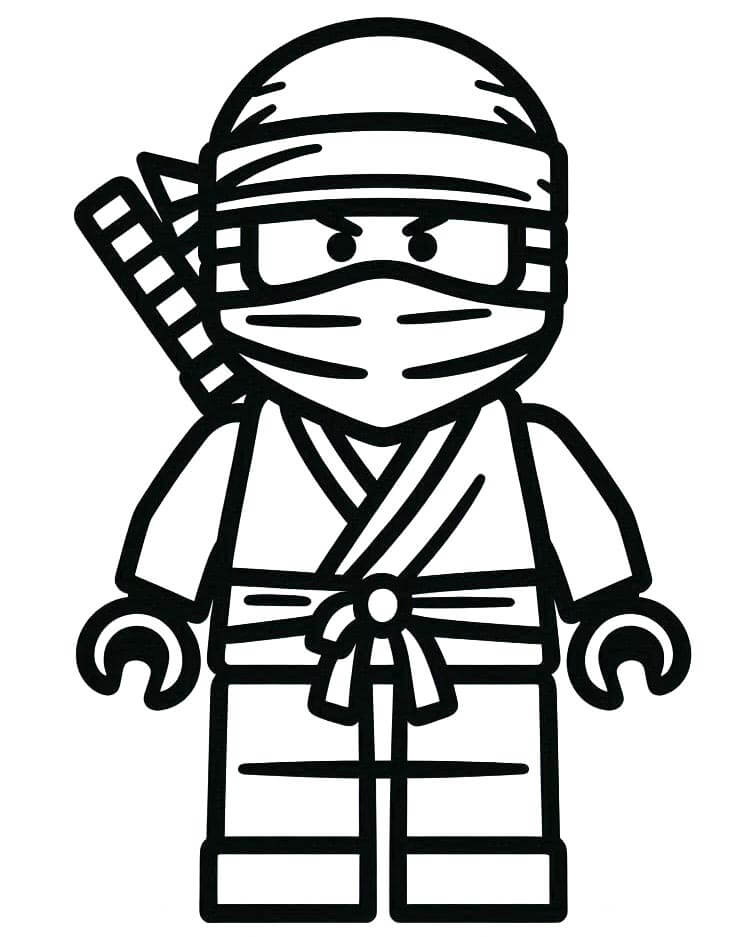 Ninjago (8) omalovánka