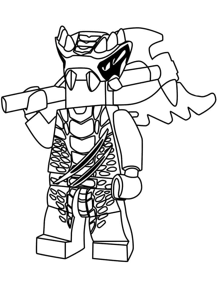 Ninjago Zdarma Tisknutelná omalovánka