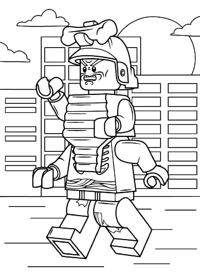 Ninjago pro 1leté Děti omalovánka