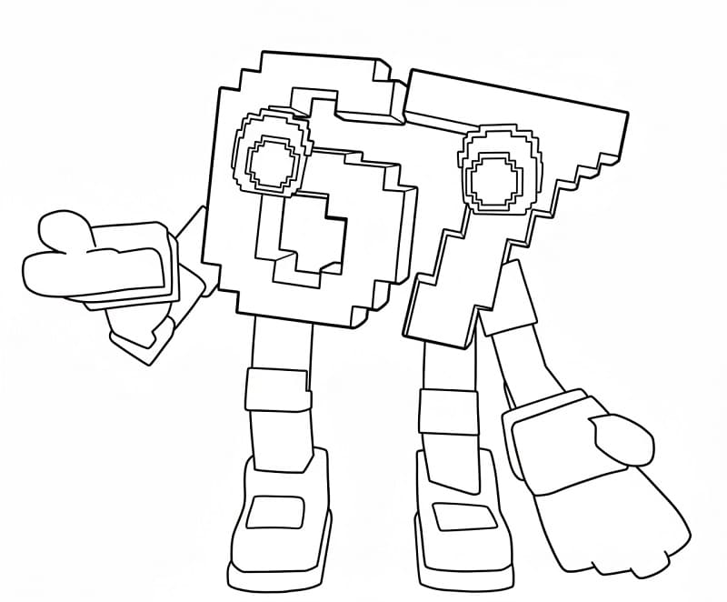 Obrázek 67 Brainrot omalovánka