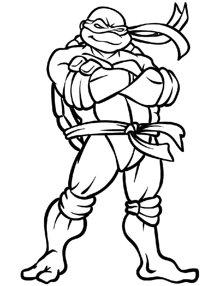 Želvy Ninja omalovánky