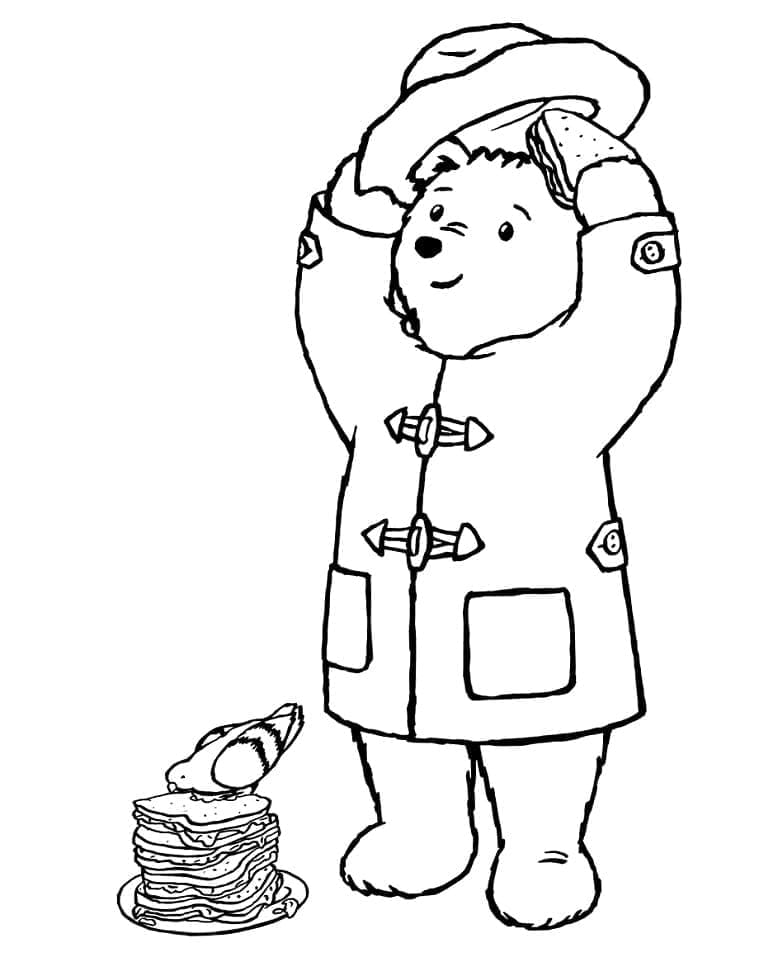 Paddington Bez Poplatku omalovánka