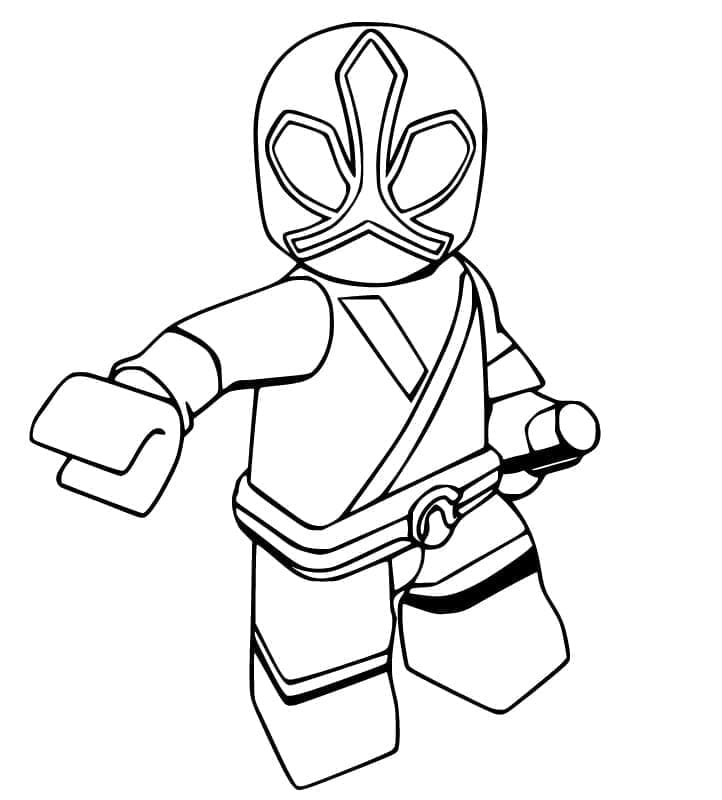 Power Rangers k tisku omalovánka