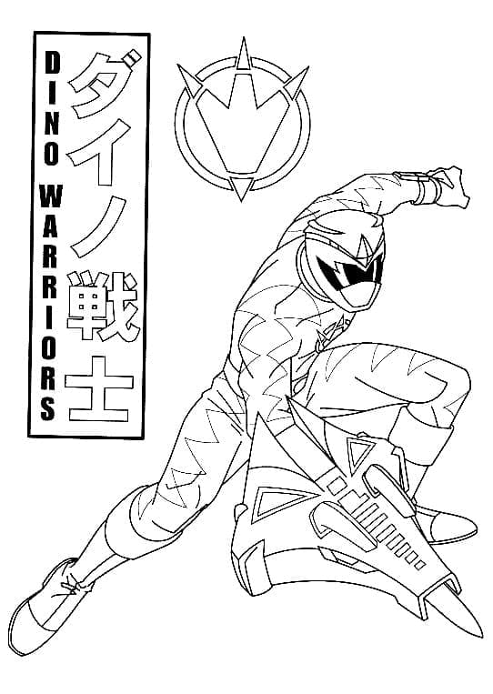 Power Rangers pro 6leté Děti omalovánka