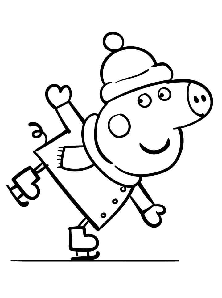 Prasátko Peppa (1) omalovánka