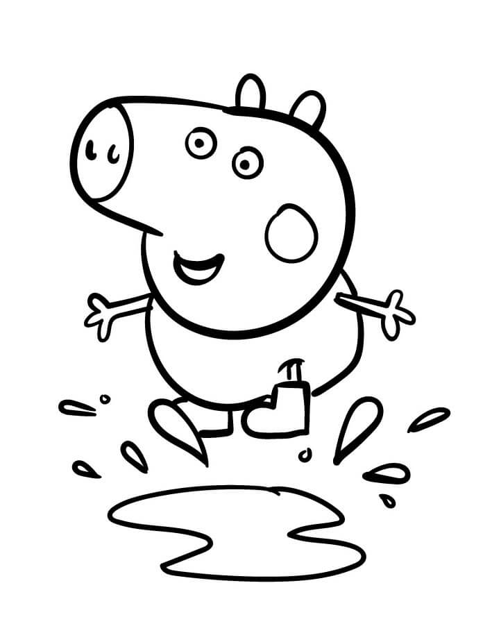 Prasátko Peppa (6) omalovánka