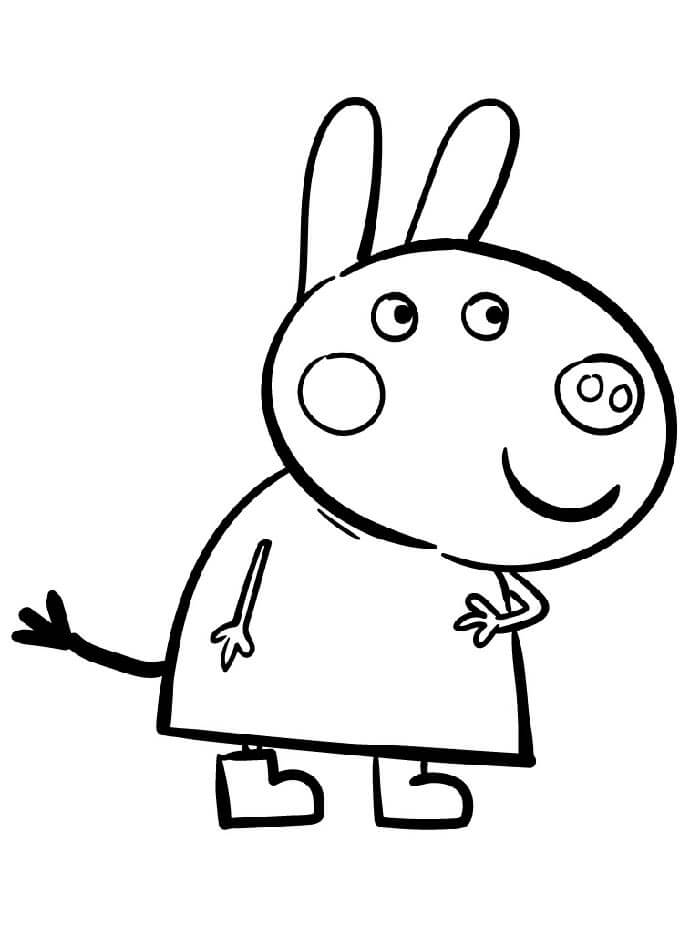 Prasátko Peppa (8) omalovánka