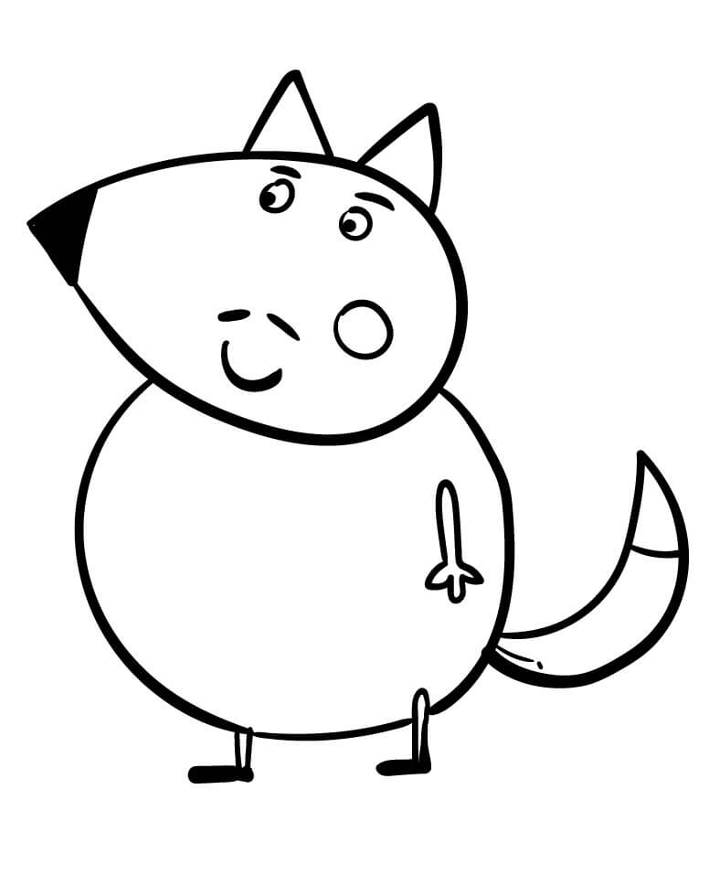 Půvabná Prasátko Peppa omalovánka