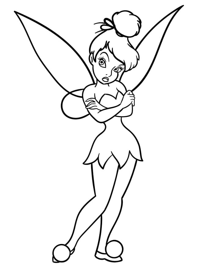 Půvabná Zvonilka omalovánka