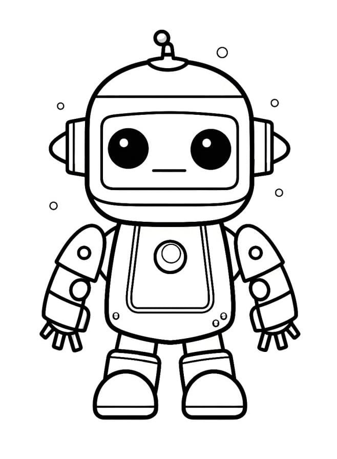 Robot K Vymalování omalovánka