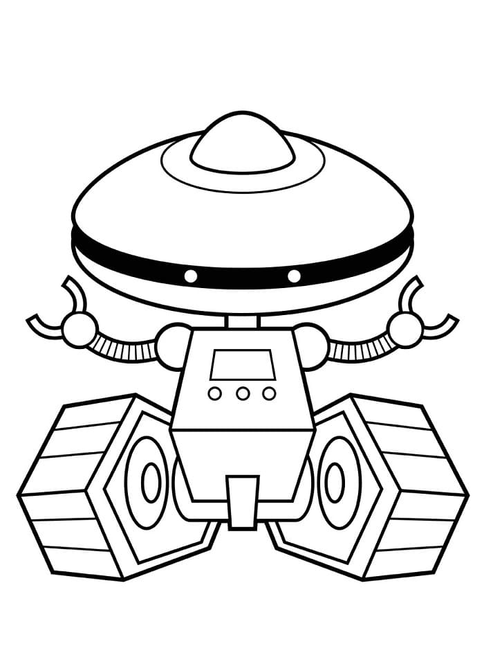Robot Zdarma Pro Děti omalovánka
