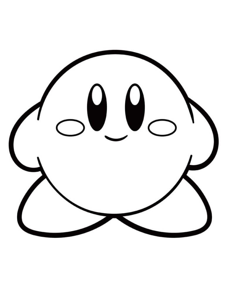 Omalovánka Roztomilý Kirby