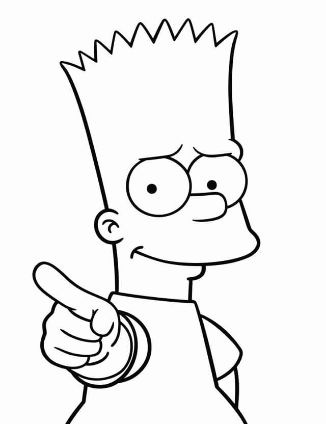 Simpsonovi (5) omalovánka