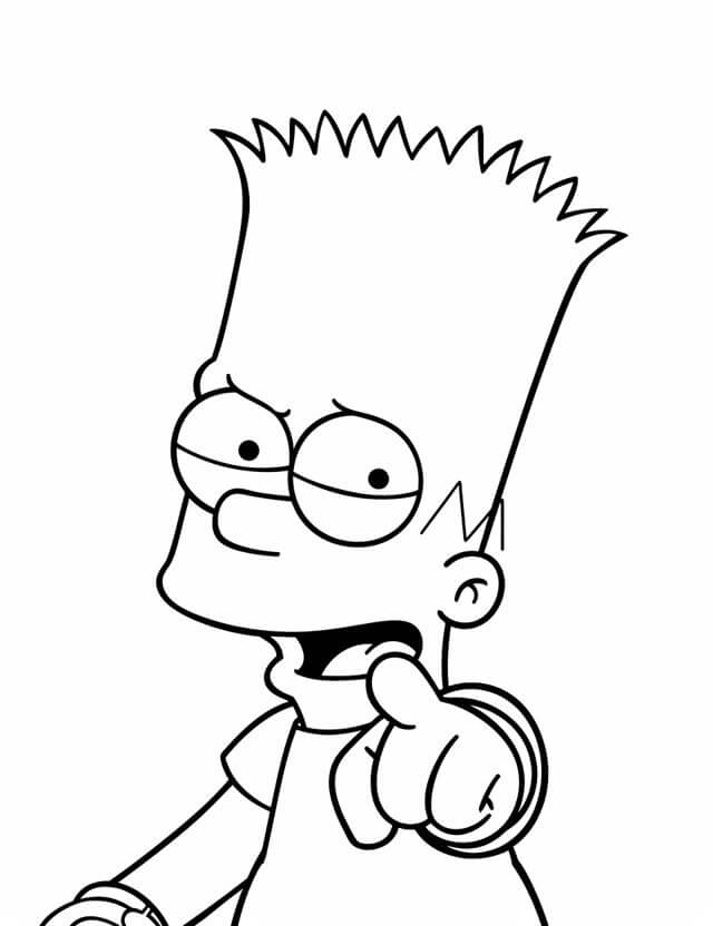 Simpsonovi (7) omalovánka