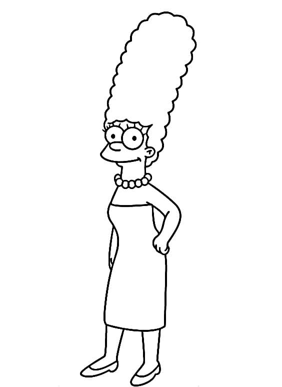 Simpsonovi Zdarma Tisknutelní omalovánka