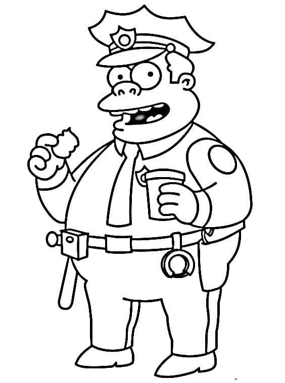 Simpsonovi k Vytisknutí omalovánka