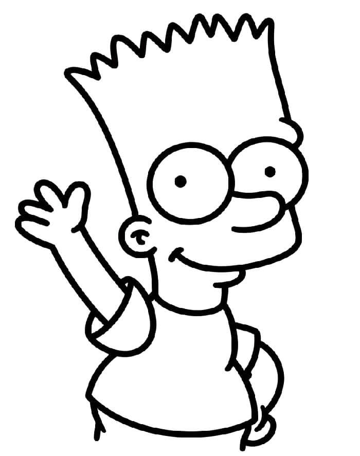 Simpsonovi pro 3leté Děti omalovánka