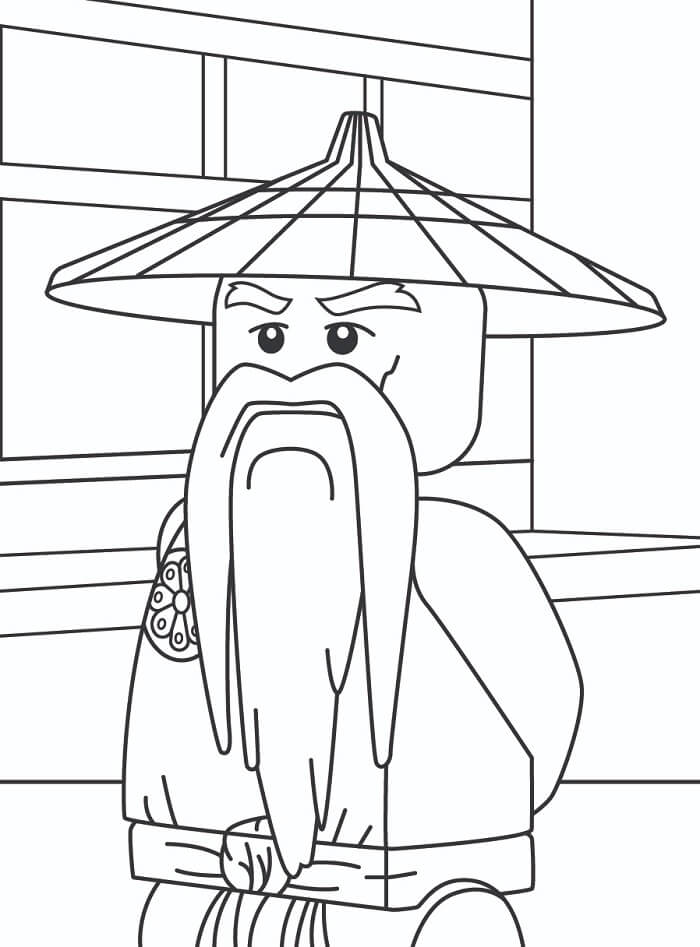 Skvělé Ninjago omalovánka