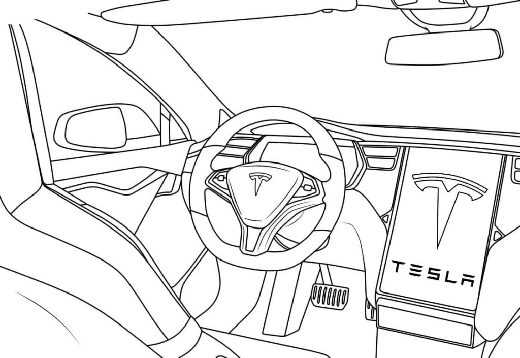 Omalovánka Skvělý Tesla