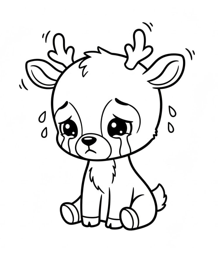 Sob smutný omalovánka