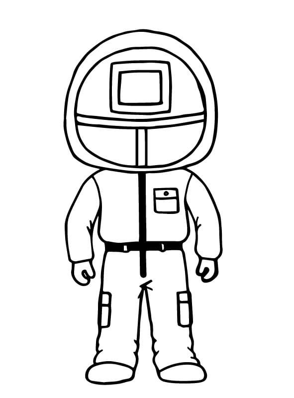 Squid Game Tisknutelný omalovánka